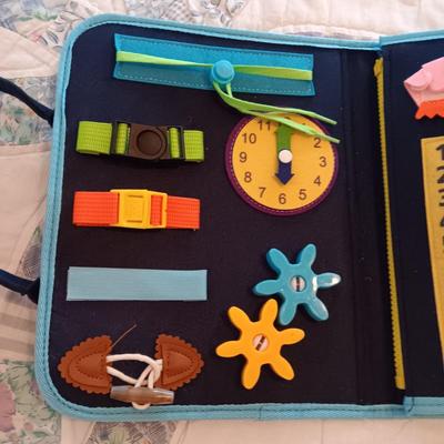 TODDLER SOFT SIDED ACTIVITY BOOK AND PLUSH BEAR