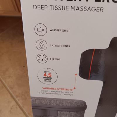 HOMEDICS DIGITAL SCALE AND SHARPER IMAGE DEEP TISSUE MASSAGER