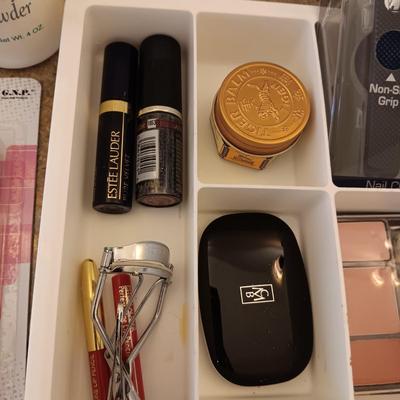 AN ASSORTMENT OF MAKEUP AND NAIL CARE
