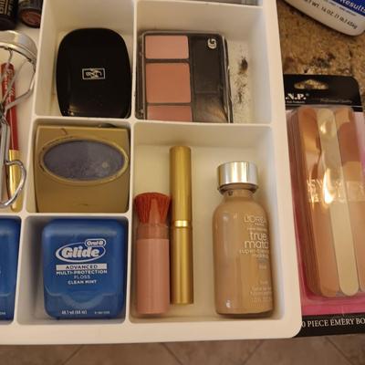 AN ASSORTMENT OF MAKEUP AND NAIL CARE