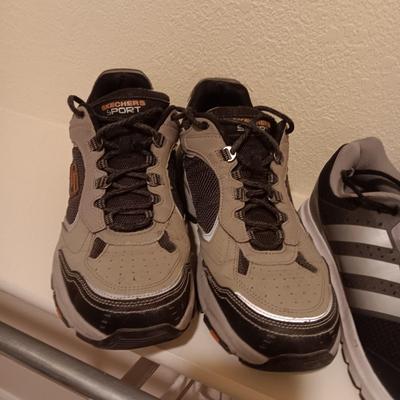 MENS SKECHERS AND ADIDAS SHOES SIZE 13