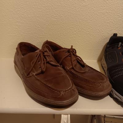 MENS SKECHERS, NUNN BUSH SHOES AND SLIPPERS ALL SIZE 13