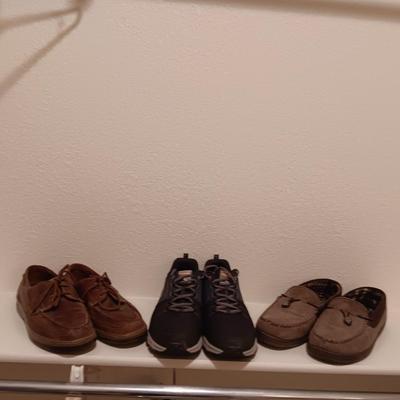 MENS SKECHERS, NUNN BUSH SHOES AND SLIPPERS ALL SIZE 13