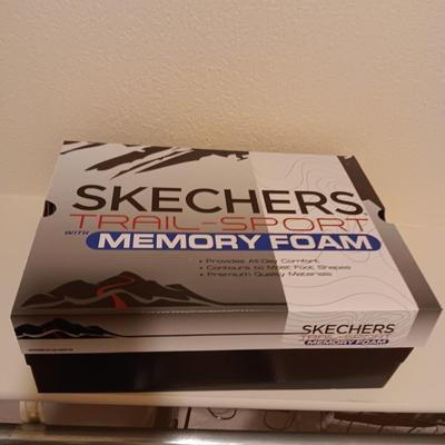 MENS NEW SKECHERS TRAIL SPORT SHOES SIZE 13