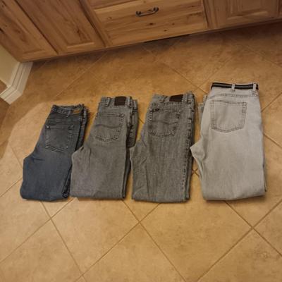 4 PAIRS OF MENS JEANS SIZE 36 X 34