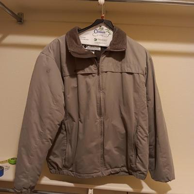 MENS COLUMBIA LINED COAT SIZE XL