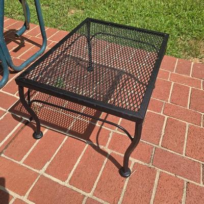 Small metal table