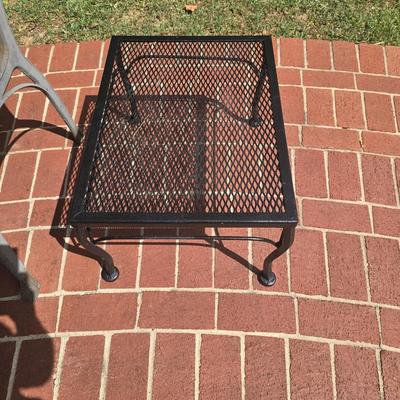 Small metal table