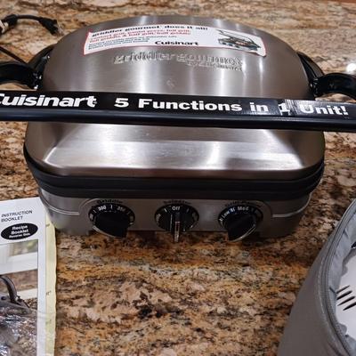 OSTER HAND MIXER & CUISINART GRIDDLER