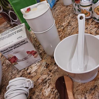ELECTRIC ALL PURPOSE COOKER, HAND MIXER, SALAD BOWL AND MORE