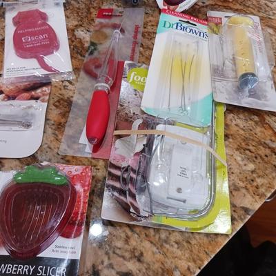 MOSTLY NEW KITCHEN UTENSILS AND GADGETS