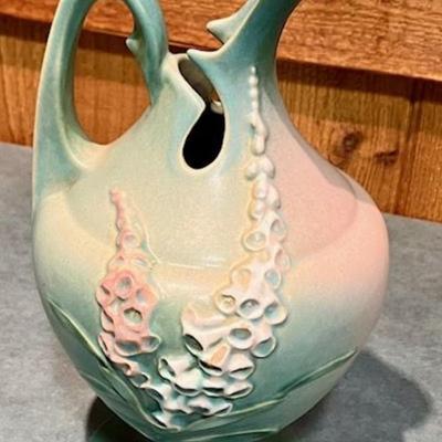 Sale Photo Thumbnail #20: Measures 11 inches high and 6 inches in diameter. Two small chips on one side.