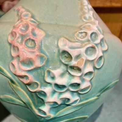 Sale Photo Thumbnail #21: Measures 11 inches high and 6 inches in diameter. Two small chips on one side.