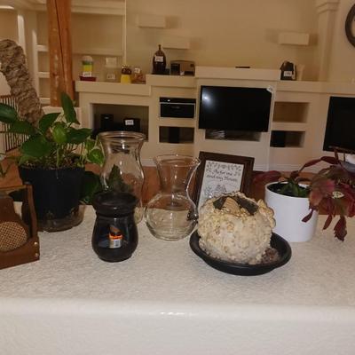 SMALL PLANTS AND VASES