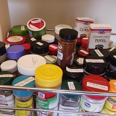 AN ASSORTMENT OF SPICES