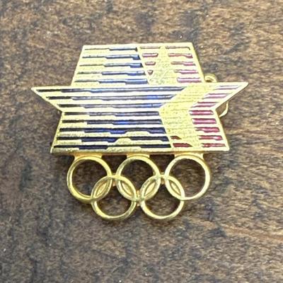 1984 Cloisonné LA Olympics Pin