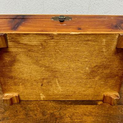 Vintage Ornate Wooden Cigar Box