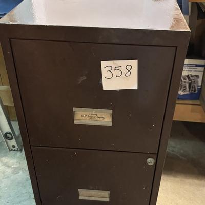 2 Drawer File Cabinet