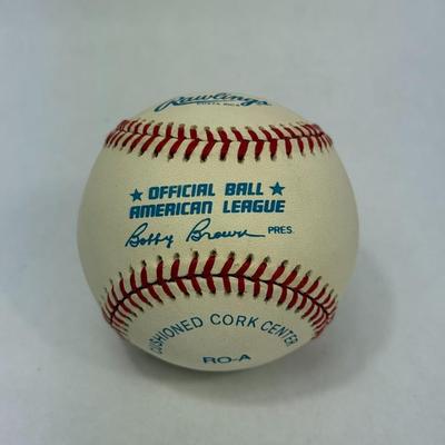 Lot 3: Hal Newhouser Autographed Official AL Baseball Detroit Tigers "HOF 92"