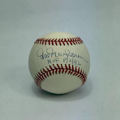 Lot 3: Hal Newhouser Autographed Official AL Baseball Detroit Tigers "HOF 92"