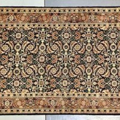 Sale Photo Thumbnail #63: Measures 12 feet, 4 inches long and 32 inches wide.
Discoloration on small area on fringe.