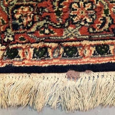 Sale Photo Thumbnail #65: Measures 12 feet, 4 inches long and 32 inches wide.
Discoloration on small area on fringe.