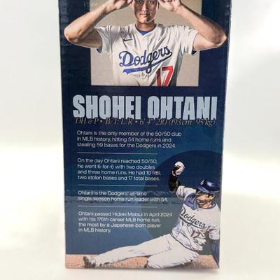 Lot 4: Los Angeles Dodgers 50/50 Shohei Ohtani 2025 SGA Dodgers Bobblehead