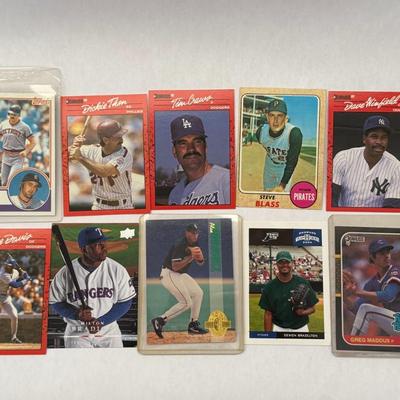 Lot 5: Vintage Baseball Card Lot – Greg Maddux Rated Rookie, Steve Blass, 1990 Donruss Stars, A-Rod & More