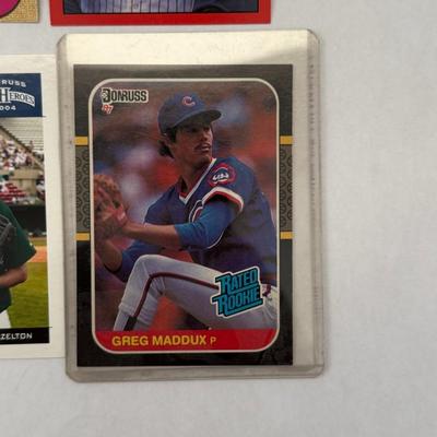 Lot 5: Vintage Baseball Card Lot – Greg Maddux Rated Rookie, Steve Blass, 1990 Donruss Stars, A-Rod & More