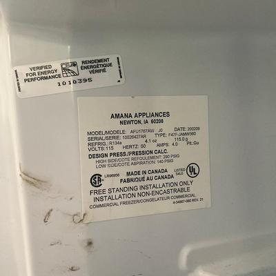 G356 Amana Deep Freeze Food Freezer