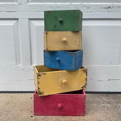 G357 Colorful Drawer Planters
