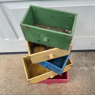 G357 Colorful Drawer Planters