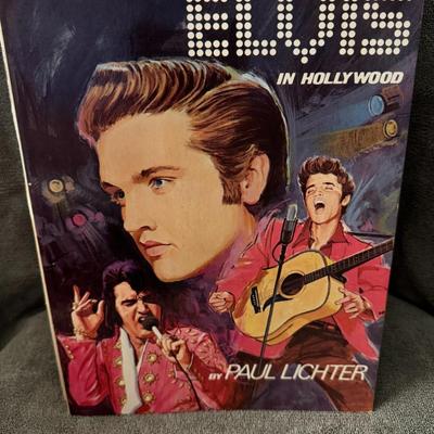 Sale Photo Thumbnail #491: "Elvis in Hollywood" by Paul Lichter, a biography and reference book focusing on Elvis Presley's career in Hollywood. 
Here are some details about the book:
Author: Paul Lichter.
Subject: Elvis Presley's Hollywood career, including his films and their sou