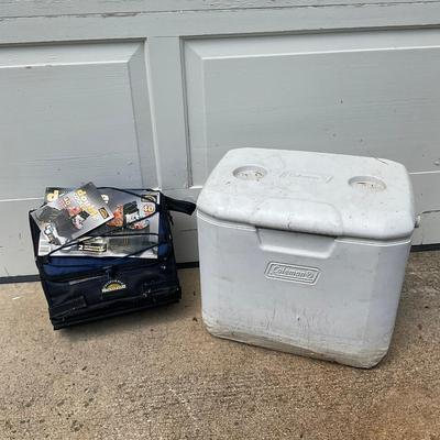 G370 Collapsible Double Cooler With Coleman Cooler