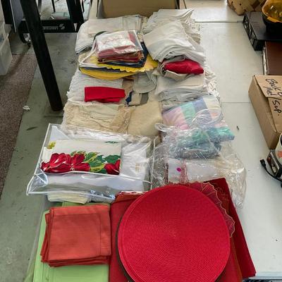 G379 Large Assortment of Linens