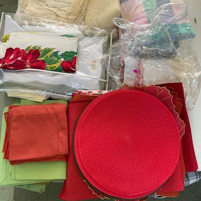 G379 Large Assortment of Linens