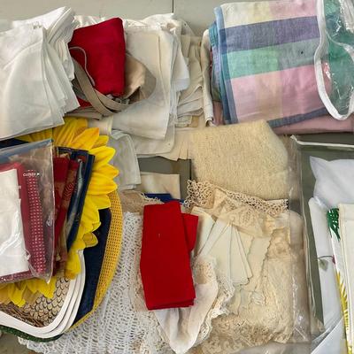 G379 Large Assortment of Linens
