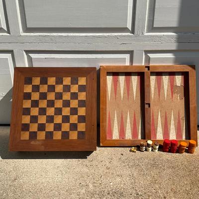 G381 Chess/Checkers & Back Gammon Board