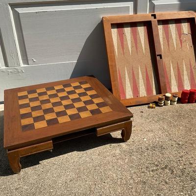 G381 Chess/Checkers & Back Gammon Board