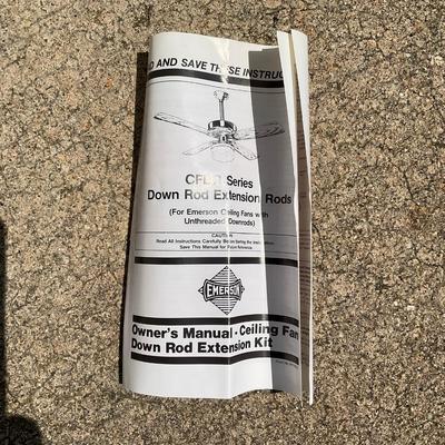 G389 CFRD Series Emerson Down Rod Extension Rods With Eclipse 28-48 Curtain Rod Holder