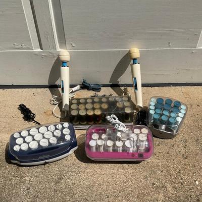 G390 Hair Curlers With Hitachi Magic Wands