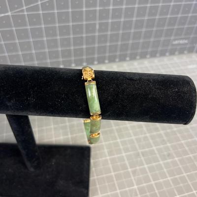 Sale Photo Thumbnail #216: Very Good Condition. NICE!!!!! 7-1/2" Hallmarked 14 K Probably around $150 Worth of Gold. 