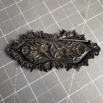 Sale Photo Thumbnail #257: 3" Long Victorian or Art Nouveau Era. NICE!! Wearable. Pretty! Classy!!! 