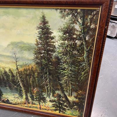 Sale Photo Thumbnail #482: Has a Damaged Frame. Measures 54 x 38 Came from the Cliff Lodge at Snowbird. 