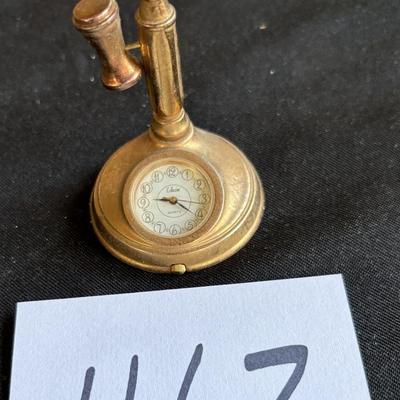 Miniature Telephone Clock
