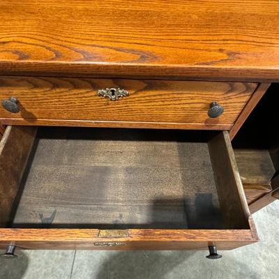 CRAFTSMAN / ARTS & CRAFTS Period Oak Hutch - Great provenance - El Dorado - Gold Cadillac