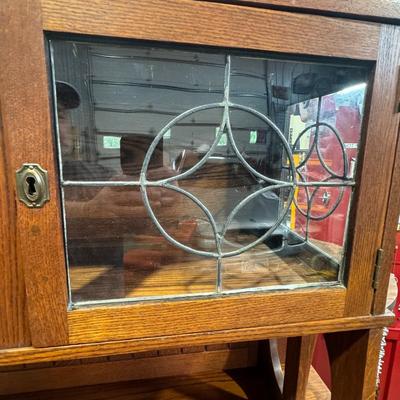 CRAFTSMAN / ARTS & CRAFTS Period Oak Hutch - Great provenance - El Dorado - Gold Cadillac