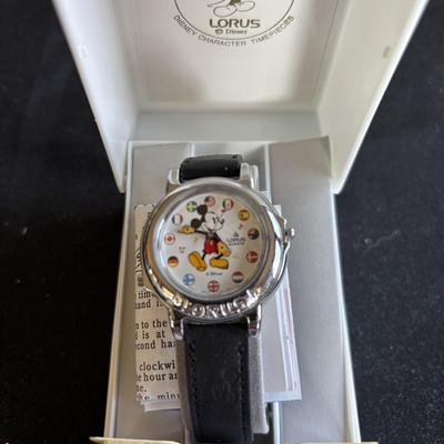 New In Box Lorus Mickey Mouse Watch