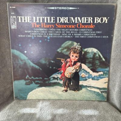 Sale Photo Thumbnail #342: "The Little Drummer Boy" by The Harry Simeone Chorale, a well-known Christmas album released on Kapp Records. 
Here is more information about this Christmas record:
Artist: The Harry Simeone Chorale, led by Harry Simeone, who popularized the Christmas son