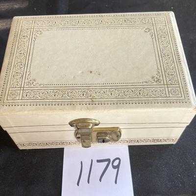 Vintage Jewley Box with Key